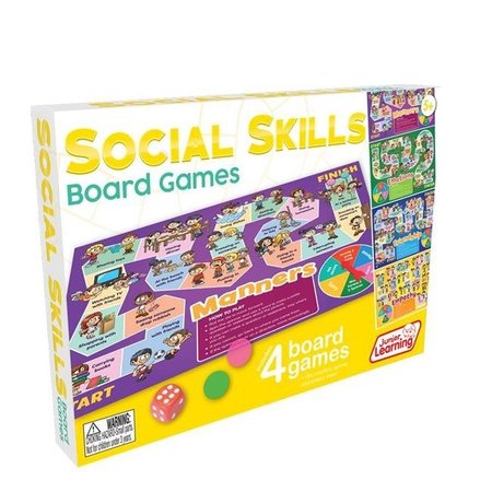 JUNIOR LEARNING Junior Learning JRL426 Social Skills Board Games JRL426